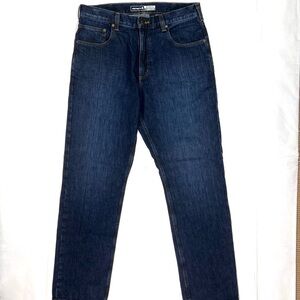 Carhartt Relaxed Fit Jeans Men’s 33x34 Straight Leg Denim Workwear Utility